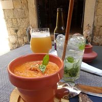 Fresh gazpacho at Nishta in Dubrovnik