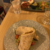 Falafel wrap  at Nishta in Dubrovnik