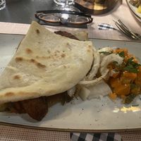 Local Croatian dish based on smoked tofu - amazing   at Nishta in Dubrovnik