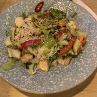 Rice noodle salad   at Nishta in Dubrovnik