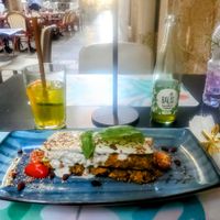 Balis soda & Raw Zucchini Lasagna at Nishta in Dubrovnik