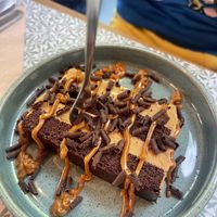 Chocolate and Speculoos cakee  at Délices Veggies in Metz