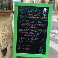 Soupe du jour!  at Délices Veggies in Metz