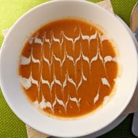 Gaspacho at Délices Veggies in Metz