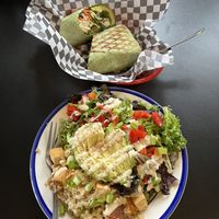 Southwest wrap, and New Girl bowl! Excellent ♥️♥️♥️  at Stella's in Cle Elum