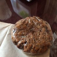 Super tasty vegan chocolate chip cookie at Stella's in Cle Elum