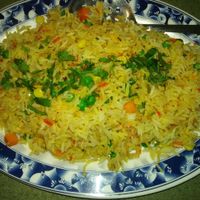 Vegetable Fried Rice - Pakistani Style - at Masala, April 23, 2018. at Masala Indo-Pak Cuisine in Loma Linda