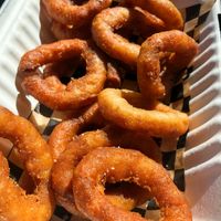 Onion Rings at Jackfruit Cafe in West Los Angeles
