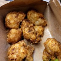Cauliflower wings at Jackfruit Cafe in West Los Angeles