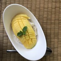 Mango sticky rice @ New Leaf Eatery, Siem Reap at New Leaf Eatery in Siem Reap