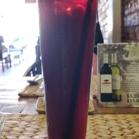 Iced cold brew coffee at New Leaf Eatery in Siem Reap
