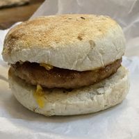 Omn! Vegan muffin ($3.50) with vegan cheese ($1)  at New Leaf Eatery in Siem Reap