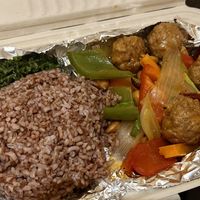 Meatless balls   at New Leaf Eatery in Siem Reap