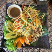 Mango saladd  at New Leaf Eatery in Siem Reap