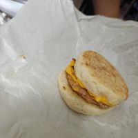 vegan mc muffin at New Leaf Eatery in Siem Reap