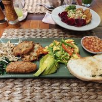 vegan fry up at New Leaf Eatery in Siem Reap