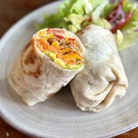 Falafel avocado wrap  at New Leaf Eatery in Siem Reap