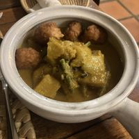 Vegetable curry  at New Leaf Eatery in Siem Reap
