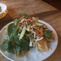 Crispy noodle salad at Marum in Siem Reap
