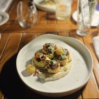 Roasted cauliflower steak   at Can Domingo in Ibiza