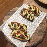 Taro and black bean tacos   at Burma Burma in New Delhi