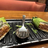 BBQ Jackfruit sticky rice (4 pieces)   at Burma Burma in New Delhi