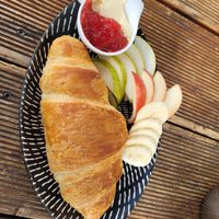 Small breakfast at Brocca Cafe in Berlin