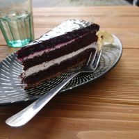 Vegan cake at Brocca Cafe in Berlin