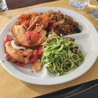 Vegan buffet  at Il Margutta in Rome