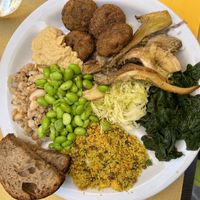 Vegan buffet  at Il Margutta in Rome