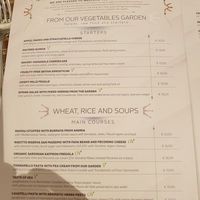 Menu June 2023 at Il Margutta in Rome