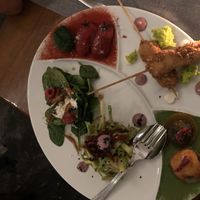 Vegetarian platter at Il Margutta in Rome