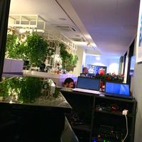 Entrance showing the bar and some tables. at Il Margutta in Rome