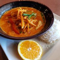 Take by : Jason Holt -Thai Basil's red curry at Thai Cuisine in Boise