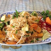 Vegan pad Thai! at Thai Cuisine in Boise