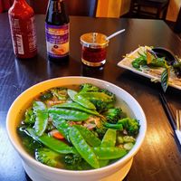 Vegetarian pho at Pho Nouveau in Boise