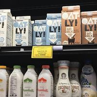 So many nondairy milks! at Berkeley Bowl - West in Berkeley