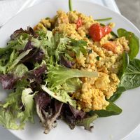 Tofu and veggie scramble (includes rice mixed in)  at Morning Brew - Kaka'ako in Honolulu