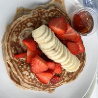 Vegan banana pancakes  at Morning Brew - Kaka'ako in Honolulu