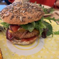 Greenway burger, glutenfree  at Greenway in Leuven