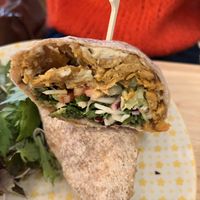 Kebab wrap with vegetables  at Greenway in Leuven