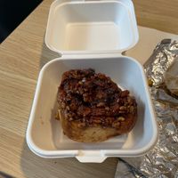 Vegan pecan sticky bun! at BreadHive Bakery & Cafe in Buffalo