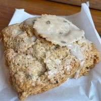 Lavender cream scone at BreadHive Bakery & Cafe in Buffalo