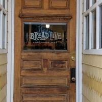 Door at BreadHive Bakery & Cafe in Buffalo