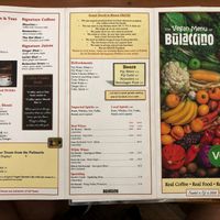 Vegan menu other side   at Bulaccino Cafe Denarau in Denarau