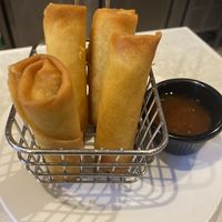 Fresh hand made and tasty spring rolls   at Imm Thai Cafe in Cairns