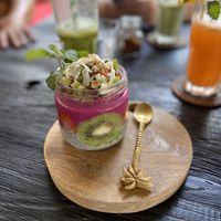 Chia pudding at Matcha Cafe in Tibubeneng