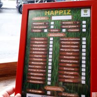 Menu choice at Happiz - Sablons in Paris