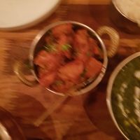 Bombay aloo (sorry for the blurry pic) at Mumbaiwala Indian Street Kitchen in Christchurch