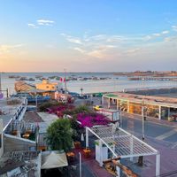 View from the balcony  at Restaurant Paracas in Paracas